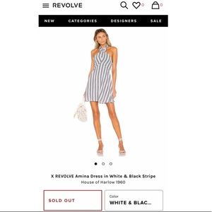 House of Harlow Adjustable Tie Dress